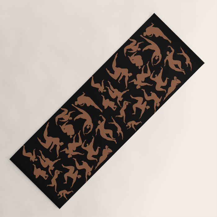 Dancing Silhouette Yoga Mat Gallery Image 1