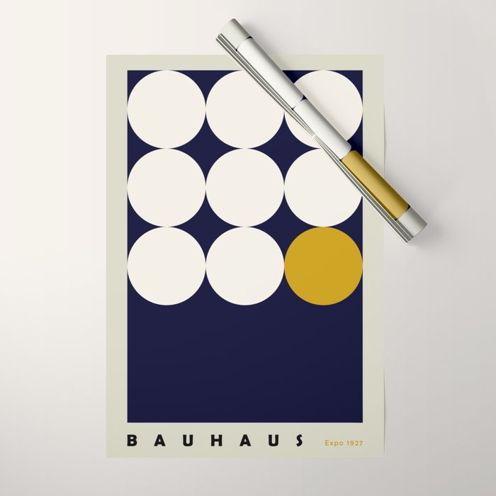 expectant iteration bauhaus Wrapping Paper Gallery Image 1