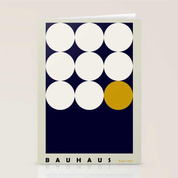 expectant iteration bauhaus Stationery Card Gallery Image 1