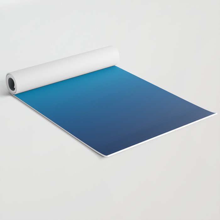Sky and Ocean Blue Ombre Yoga Mat Gallery Image 2