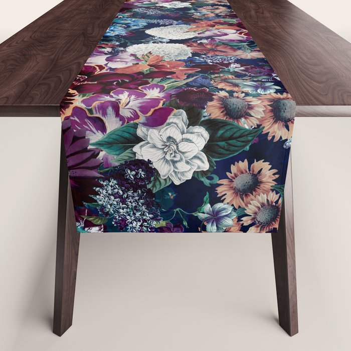 EXOTIC GARDEN - NIGHT XVI Table Runner Gallery Image 1