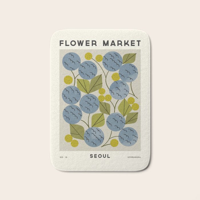 Flower Market No. 10 Bath Mat Gallery Image 1