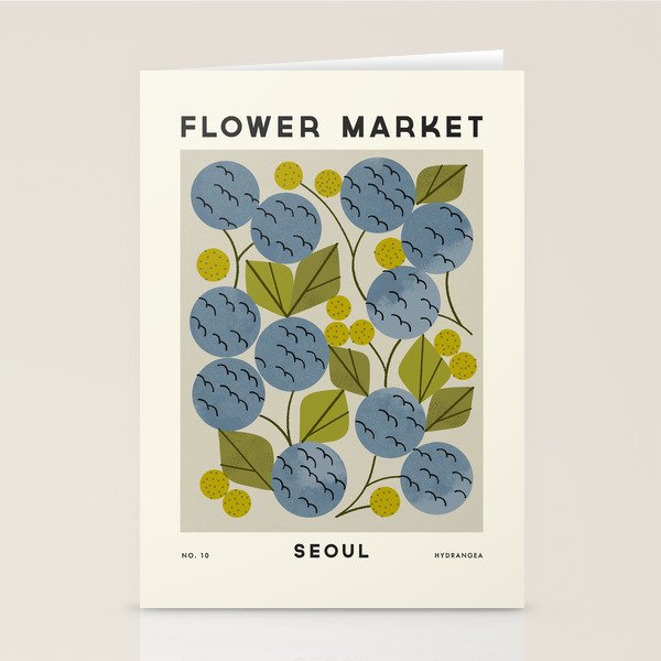 Flower Market No. 10 Stationery Card Gallery Image 2