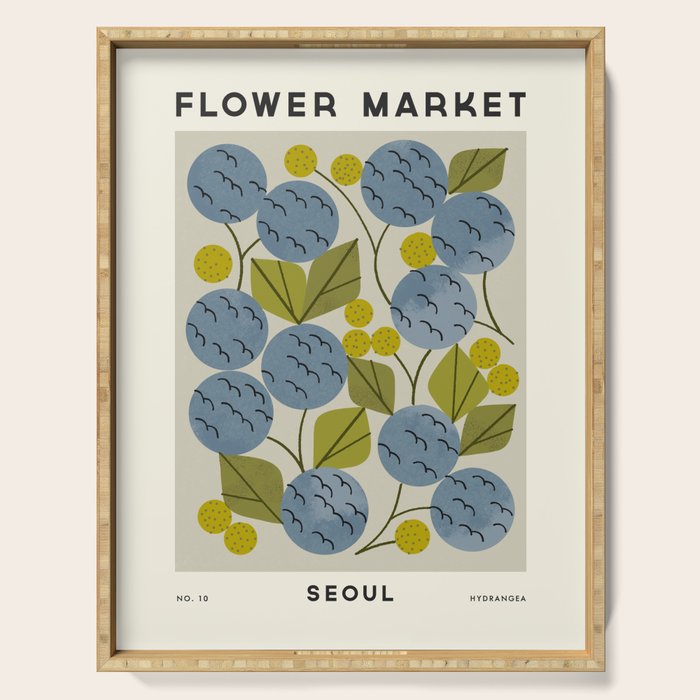 Flower Market No. 10 Serving Tray Gallery Image 1