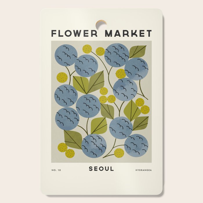 Flower Market No. 10 Cutting Board Gallery Image 1