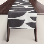 Abstract Linocut Pattern #4 Table Runner Gallery Image 1