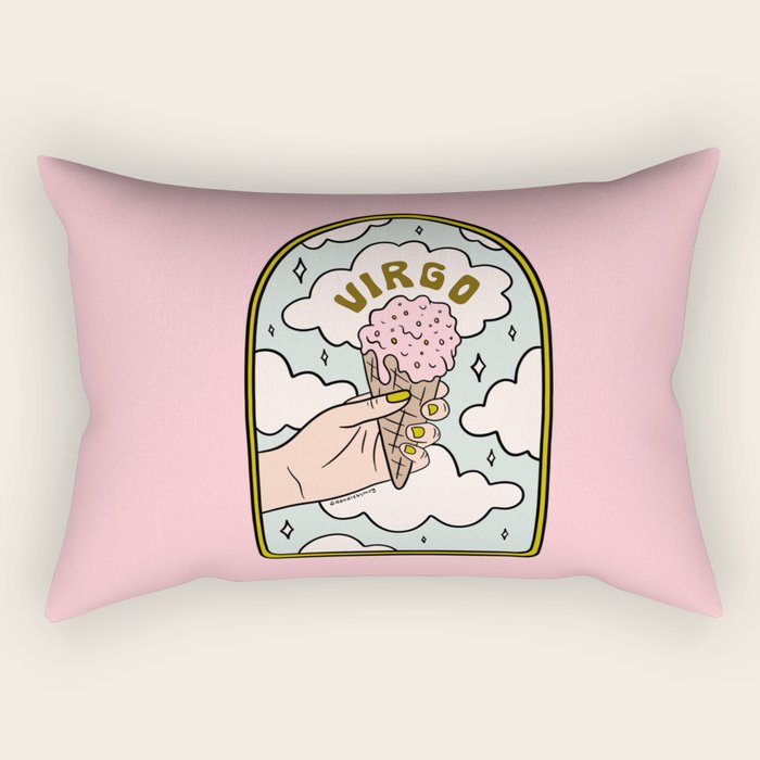 Virgo Ice Cream Rectangular Pillow Gallery Image 2