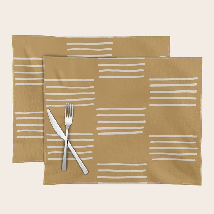 hatches âÂ saffron Placemat Gallery Image 1