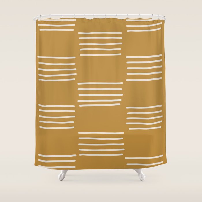 hatches âÂ saffron Shower Curtain Gallery Image 1