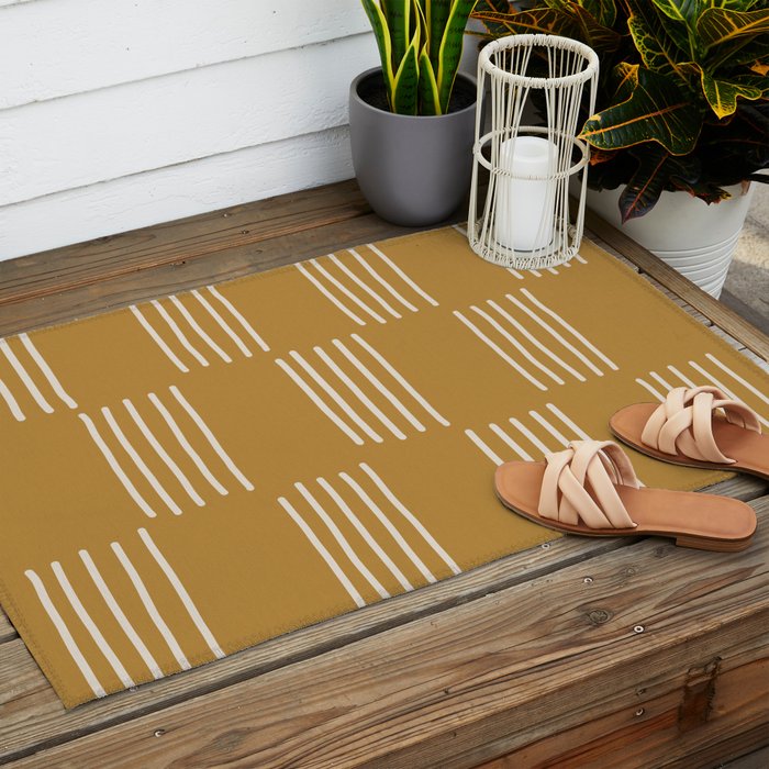hatches âÂ saffron Outdoor Rug Gallery Image 2