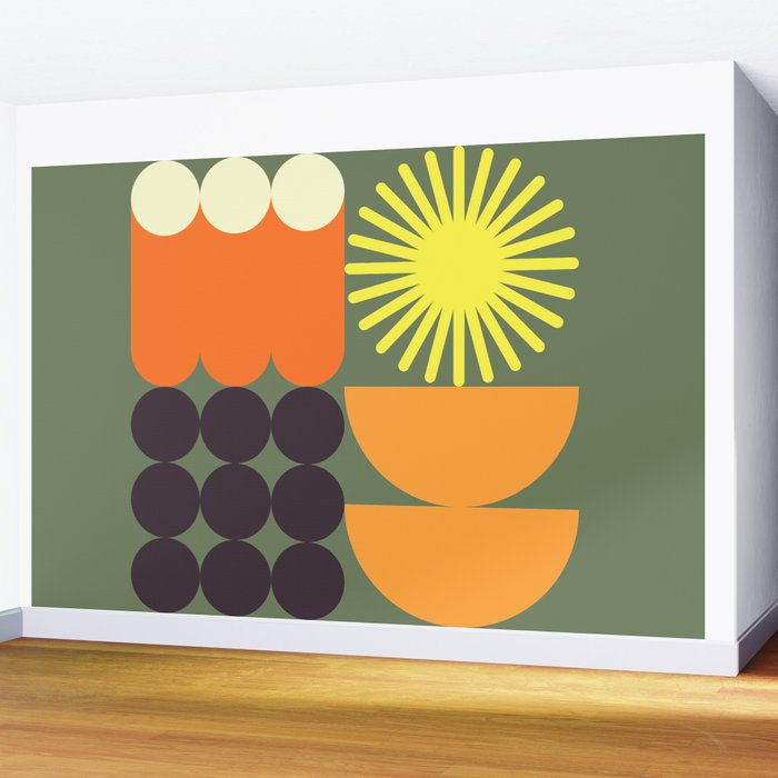 Retro 18A Wall Mural Gallery Image 2