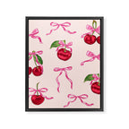 Cherries & Bow Coquette Pack Framed Canvas Print Gallery Image 8