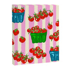 Cherry Tomatoes Euro Summer Aesthetic Stripes Illustration Canvas Print Gallery Image 8