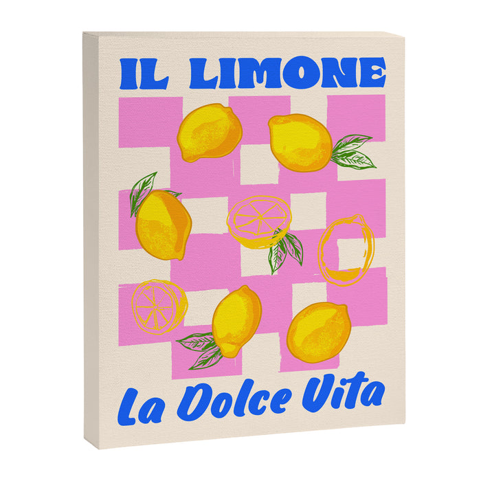 Il Limone La Dolce Vita Retro Canvas Print Gallery Image 1