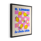 Il Limone La Dolce Vita Retro Framed Canvas Print Gallery Image 2
