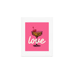 Love Cocktail Illustration Art Print Gallery Image 1