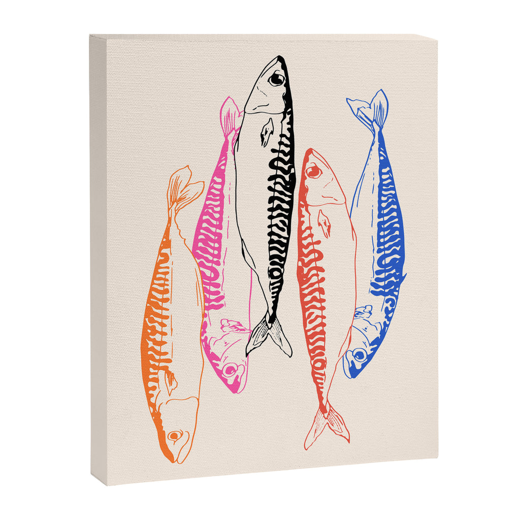 Mackerel Retro Canvas Print Gallery Image 8
