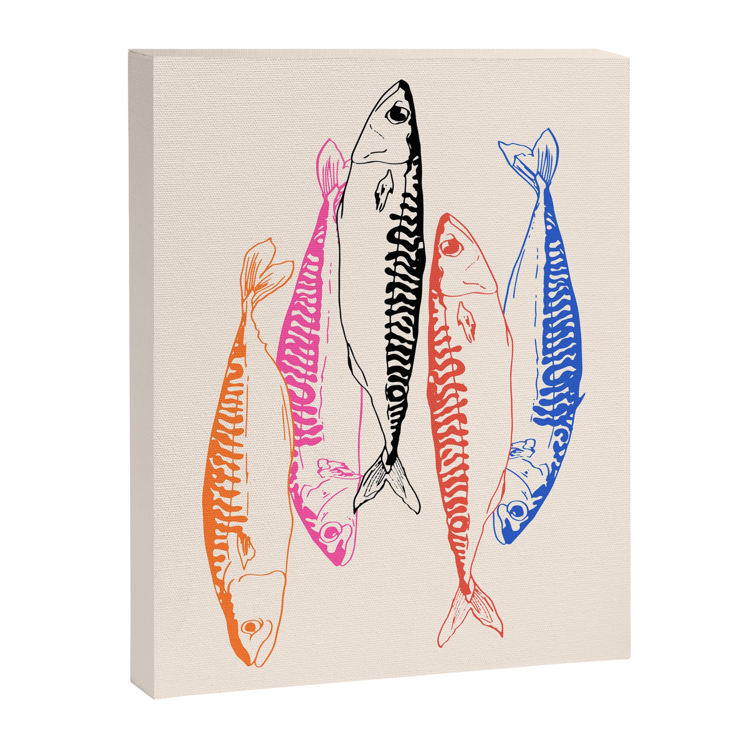 Mackerel Retro Canvas Print Gallery Image 8