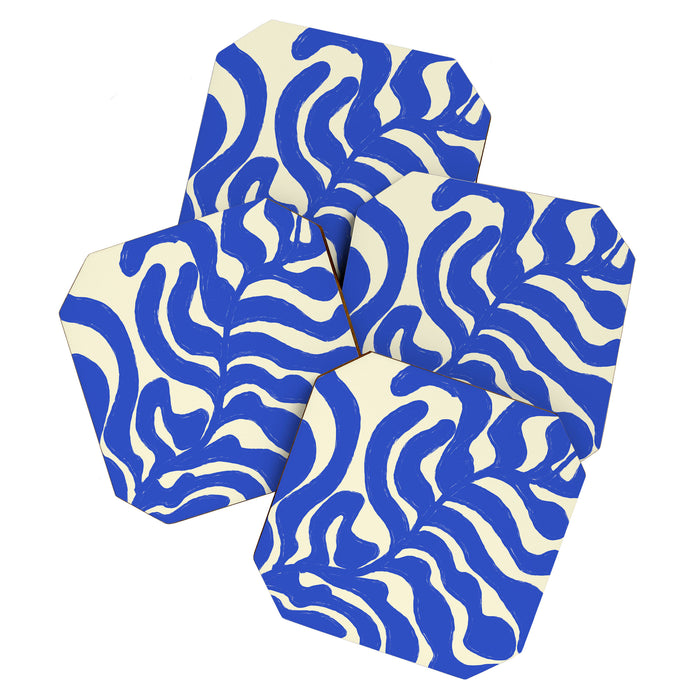 matisse blue leaves Coaster Gallery Image 1