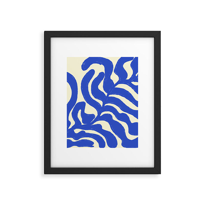matisse blue leaves Framed Art Print Gallery Image 6
