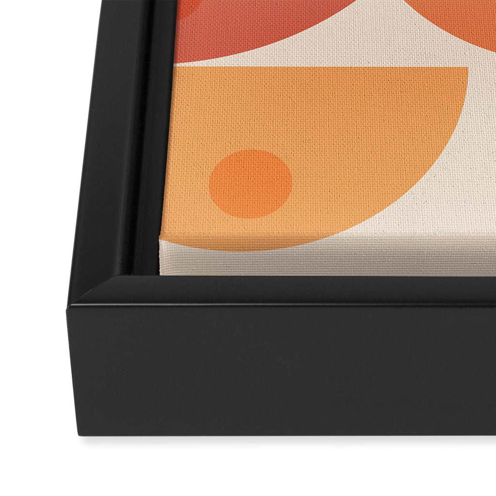 Mid Century Boobs Abstract Framed Canvas Print Gallery Image 3