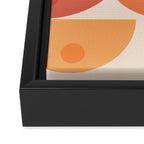 Mid Century Boobs Abstract Framed Canvas Print Gallery Image 3