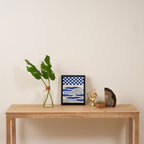 Nordic Sardines Checkered Framed Canvas Print Gallery Image 4