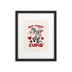Not Today Cupid Funny Anti Valentine Quote Framed Art Print Gallery Image 6