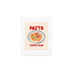 Pasta Lover Club - Italian Spaghetti Illustration Art Print Gallery Image 1
