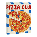 Pizza Club Retro Slice Illustration Canvas Print Gallery Image 8