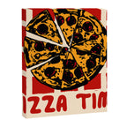 Pizza Time Retro Illustration Canvas Print Gallery Image 8
