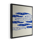 Sardines Art Framed Canvas Print Gallery Image 2