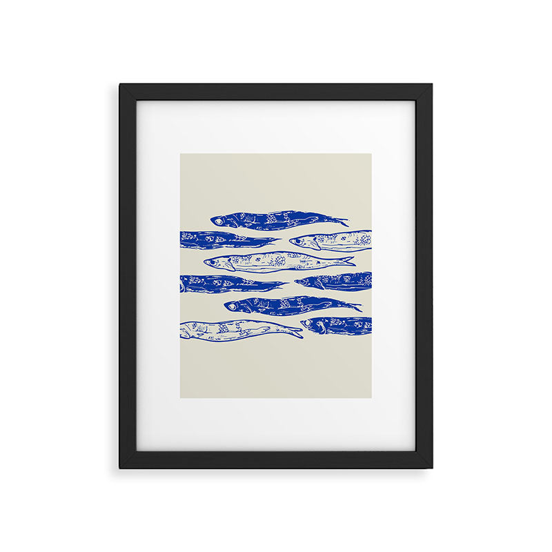 Sardines Art Framed Art Print Gallery Image 6