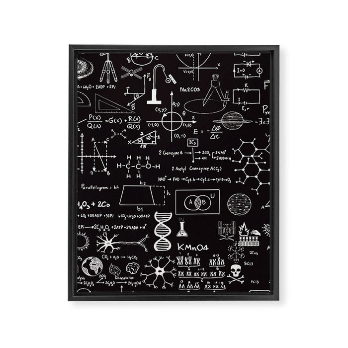 Science Madness Framed Canvas Print Gallery Image 1