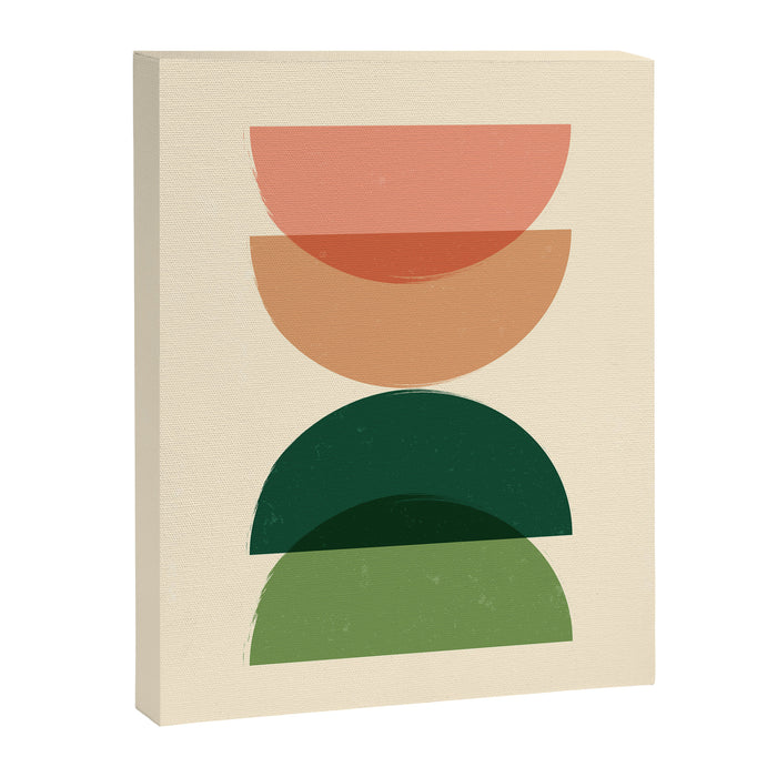 Sun Earth Balance Midcentury Canvas Print Gallery Image 1
