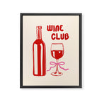 Wine Club Coquette Framed Canvas Print Gallery Image 8