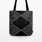 Geo (Black) Tote Bag Gallery Image 1