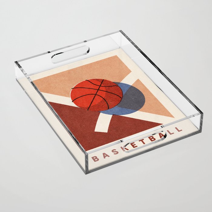BALLS - Basketball - Summer Games Acrylic Tray Gallery Image 1