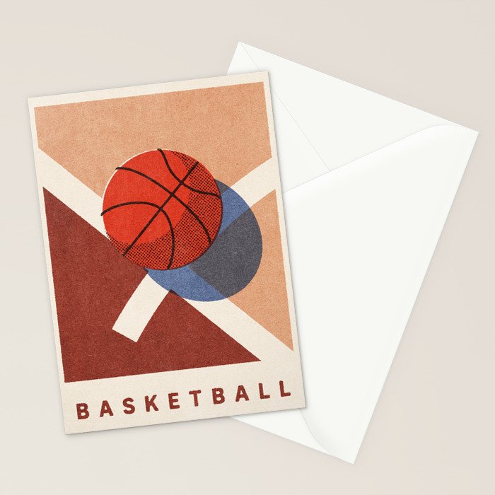 BALLS - Basketball - Summer Games Stationery Card Gallery Image 2