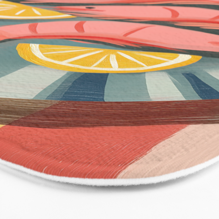 Shrimp Picnic Bath Mat Gallery Image 3