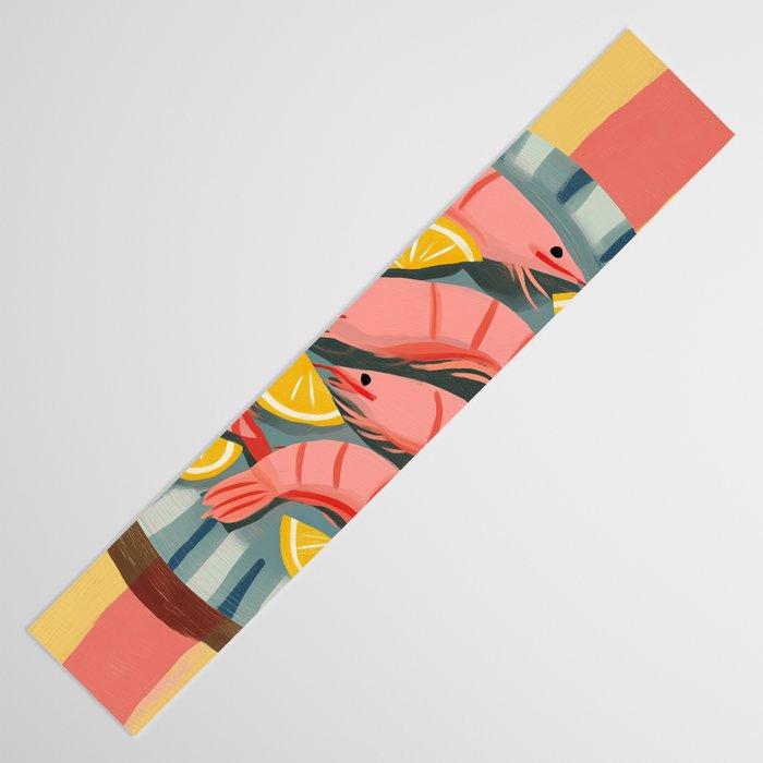 Shrimp Picnic Table Runner Gallery Image 3