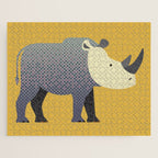 Whimsy Rhinoceros II Jigsaw Puzzle Gallery Image 1