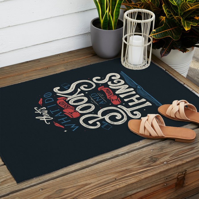 That's what i do i read books and i know things Outdoor Rug Gallery Image 2