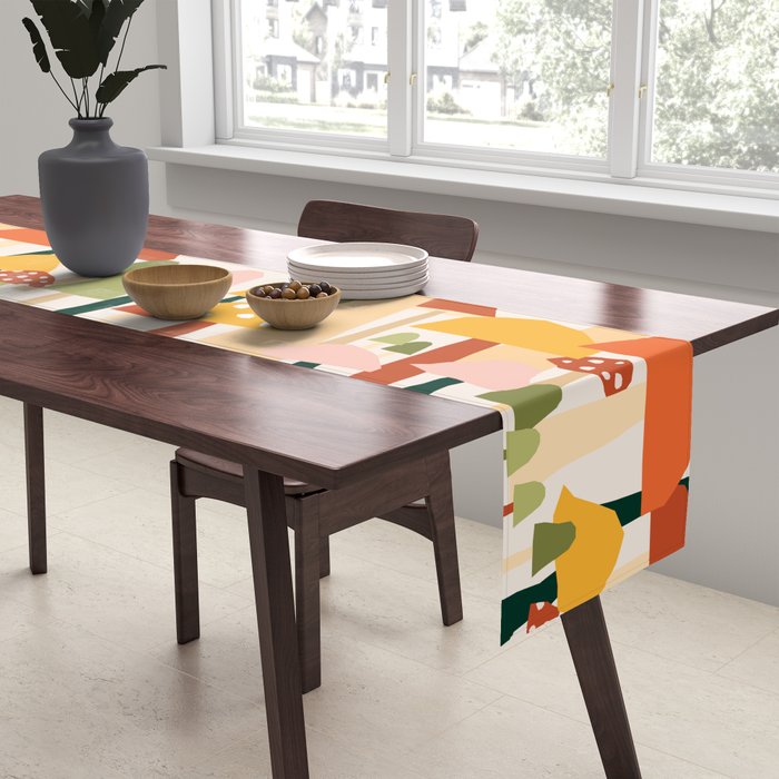 Fall Mushrooms  Table Runner Gallery Image 2
