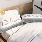 Ice Cream (Blue) Pillow Sham Gallery Image 2