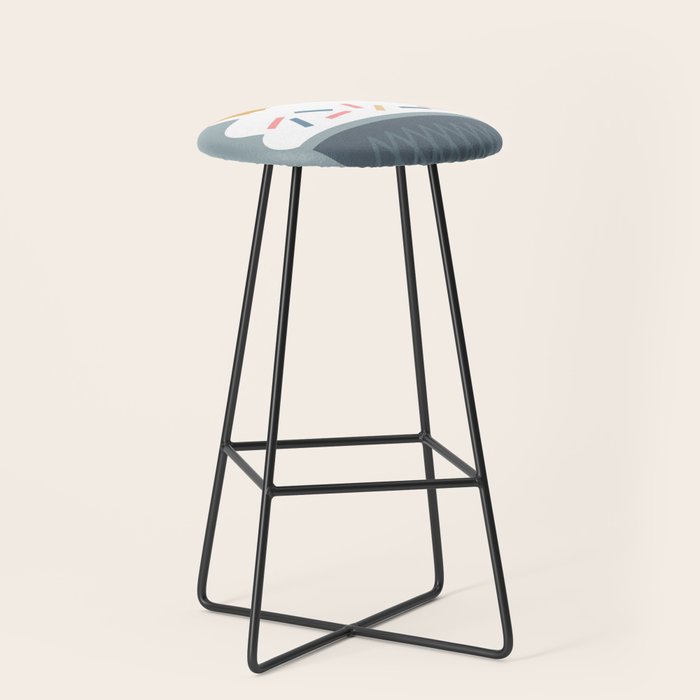 Ice Cream (Blue) Stool Gallery Image 1