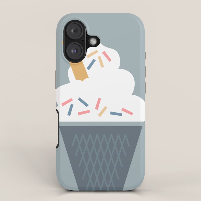 Ice Cream (Blue) iPhone Case Gallery Image 1