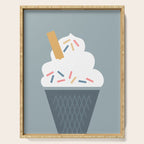 Ice Cream (Blue) Serving Tray Gallery Image 1