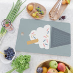Ice Cream (Blue) Cutting Board Gallery Image 2