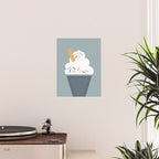 Ice Cream (Blue) Poster Gallery Image 2